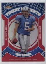 2007 Topps Finest Rookie Finest Moments Refractor Drew Stanton #RFM-DS 12zm