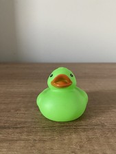 Classic Green Rubber Duck   Bath Toy Collectible