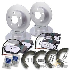 ATEC 4x BREMSSCHEIBE+BREMSBELÄGE VORN+HI+BREMSBACKEN FÜR BMW Z3 E36 2.0 2.2 2.8