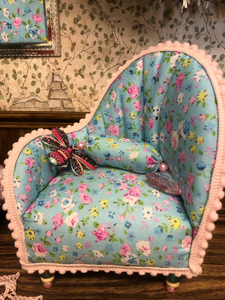 pinkrosemh Sessel Möbel Lampe Barbie Monster High Blythe BJD L.O.L. Puppen - Bild 2 von 4