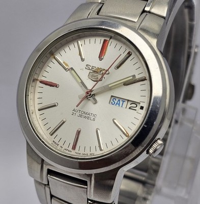 Seiko 5 Automatic 7S26-02N0 Day/Dare Vintage Men s Watch