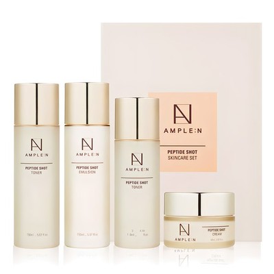 [COREANA] Ample:N Peptide Shot Skin Care Set - 1set (4 items)