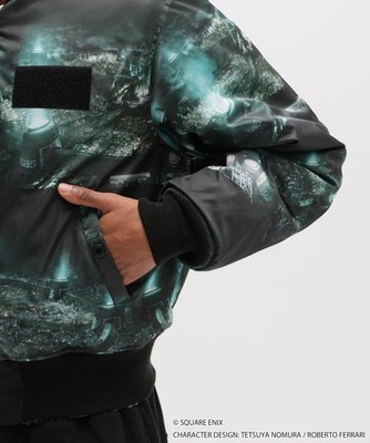 AVIREX × FINAL FANTASY VII REMAKE QUILT MA-1 MIDGAR Reversible