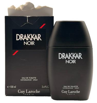 DRAKKAR NOIR BY GUY LAROCHE 3.4 OZ / 100 ML EDT SPRAY FOR MEN