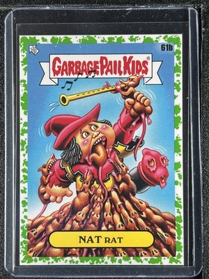Nat Rat - 2022 Garbage Pail Kids Book Worm Booger Green