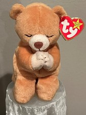 Ty Beanie Baby  Hope the Praying Bear 1998 Rare with Tags Errors Vintage