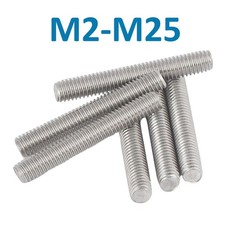 Gewindestange V2A Edelstahl DIN 976 M2 M2,5 M3 M4 M5 M6 M8 bis M25