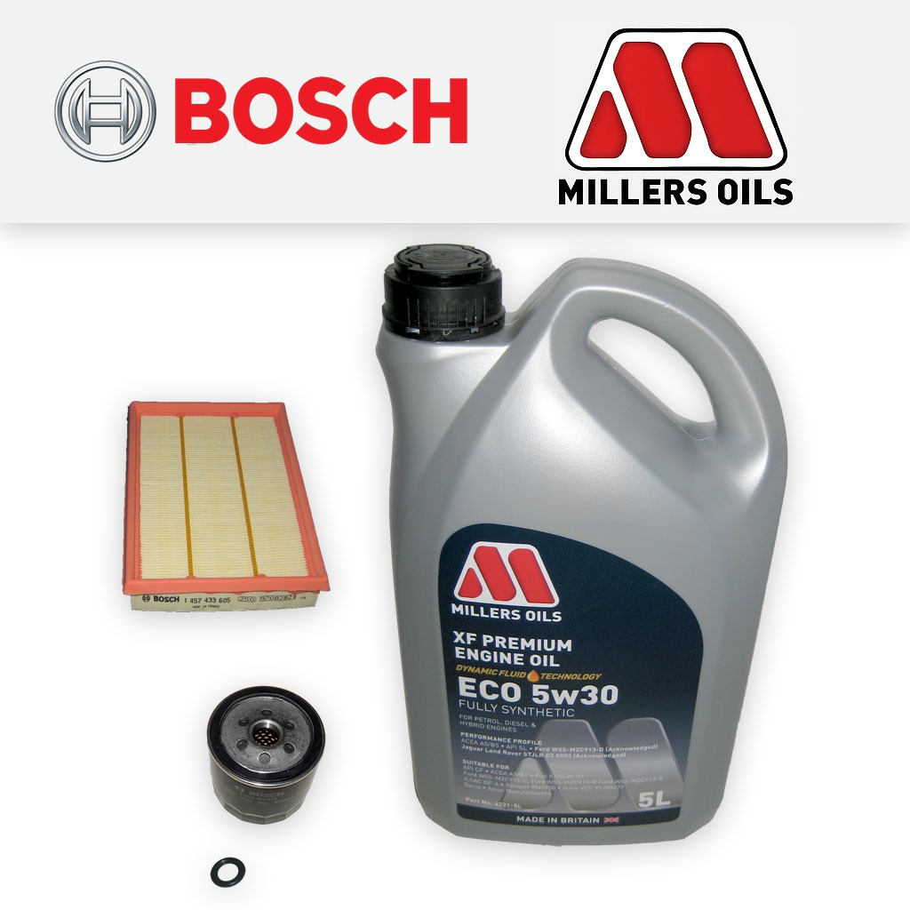 SERVICE KIT for FORD FIESTA MK4 1.25 16V OIL AIR FILTERS +OIL (1995-1999)