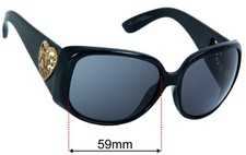 SFx Replacement Sunglass Lenses fits Gucci GG3067/F/S - 59mm Wide