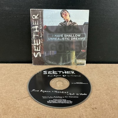 Seether CD ''Fine Again'' (EP Limited Ed)  ''Fine Again'' Needles'' ''Got It Made''