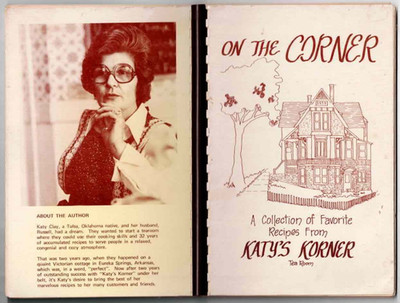 On The Corner Cookbook Katy's Korner Tea Room Recipe Book 1980 Spiralbound AR