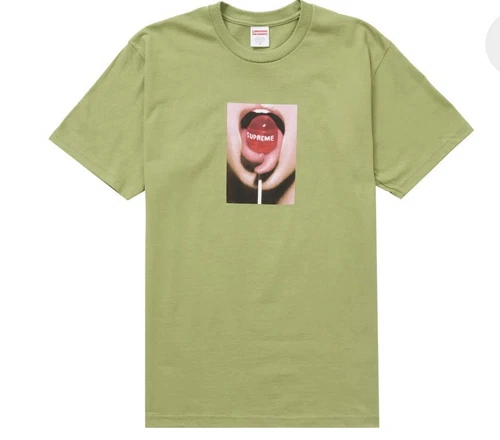 Sac neuf scellé Supreme Lollipop Tee Mousse/Olive Taille Medium