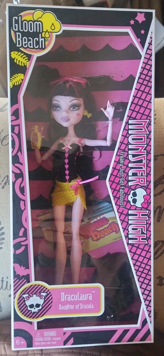 Muñeca Monster High Gloom Beach Draculaura 2010 Mattel ¡Artículo Nuevo!