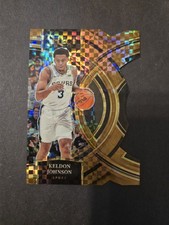 2023-24 Panini Select - Keldon Johnson #140 Bronze Checkerboard Diecut /49