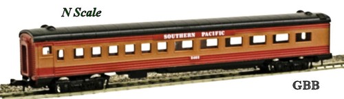 Coche de pasajeros escala N SOUTHERN PACIFIC "SUNBEAM" COACH nuevo modelo Power 3039 | Zustand: New