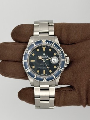 Rolex Submariner Date 16800 Black Dial Steel Oyster 40mm 1984