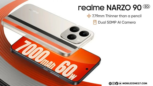 Realme Narzo 90 5G 6.57AMOLED 128GB GLOBAL VERSION 50MP 7000mAh By FedEx