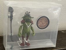 Vintage 1985 Star Wars Ewoks King Gorneesh w Coin No Coo CAS 75 Graded Kenner