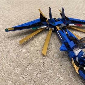 LEGO NINJAGO: Jay's Storm Fighter (9442) 99% Complete