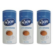 N'Joy 94255 12 oz Non-Dairy Coffee Creamer Canister - Original 3/Pack New