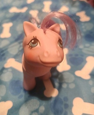 1984 1 Gen My Little Pony Cotton Candy Pink and Blue Vintage MLP