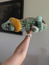 Mossy Green Dragon Handmade Crochet Amigurumi Stuffie