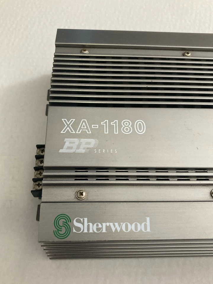 AMPLIFICADOR COCHE ESTÉREO 2 VÍAS SHERWOOD XA-1180 SERIE BP AUDIO 180W Foto 2 de 4