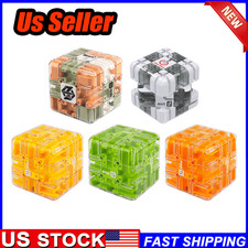 Puzzle Maze Cube,Large Labyrinth 3D Puzzle Maze Cube,Engaging Brain Teaser Toy