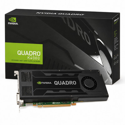 PNY NVIDIA Quadro K4000 VCQK4000-PB 3GB GDDR5 PCIe x16 Graphics Card