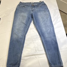 Levi's Skinny  Slim Jeans Light Blue Denim Button Zip 5-Pocket Women