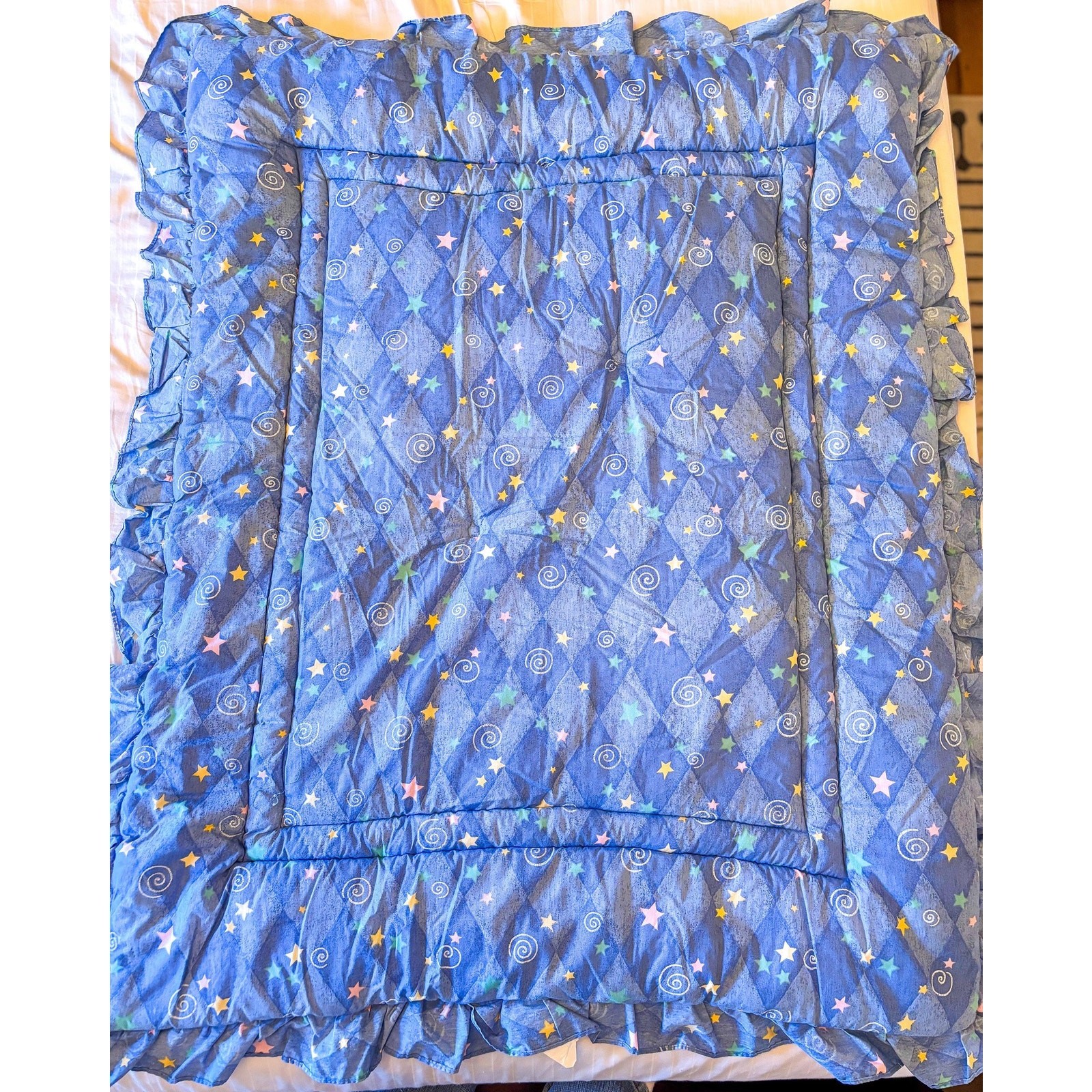 Vintage Kids Line “Hey Diddle Diddle” Nursery Quilt by Viv Eisner – Made in USA