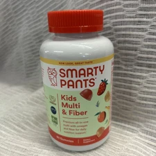 Smarty Pants Kids Multi & Fiber 90 Count  Gummies Multivitamin Exp 10/25