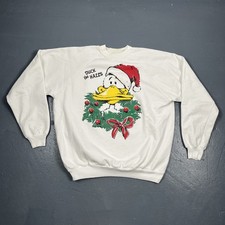 Vintage 1987 Duck The Halls Funny Holiday Sweatshirt Made In USA Size XL