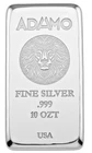 10 oz Silver Bar 999 Standard -The Lion -Adamo Metals
