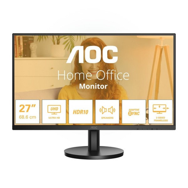 AOC U27B3A 27 Zoll 4K (Uhd) IPS LED 16:9 60 Hz Office Monitor-image