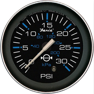 #ad Faria 13003 Coral Water Pressure Gauge Kit 30 PSI 2quot; $194.97