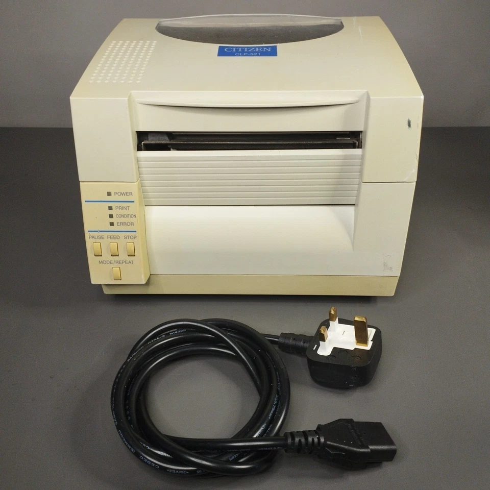 Thermal Label Printer 4x6 USB Citizen CLP-521 Tested Working Read Description - Image 2 of 4