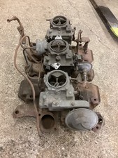 Original 1957 57 Oldsmobile Olds J-2 J2 Tripower Intake Manifold W Carbs 571145 Original 1957 57 Oldsmobile Olds J-2 J2 Tripower Intake Manifold W Carbs 571145