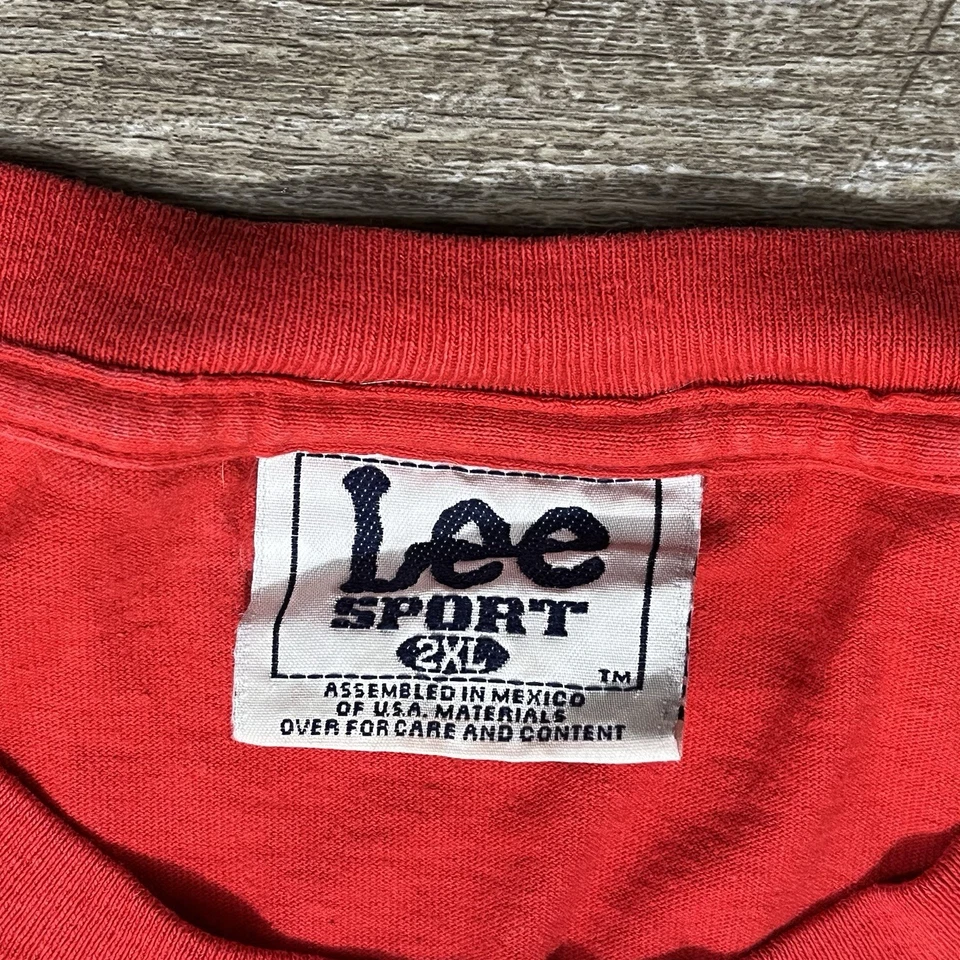 Camisa de fútbol americano vintage Nutmeg Lee Sport 49ers para hombre 2XL NFL 90s Joe Montana LEER Foto 4 de 4