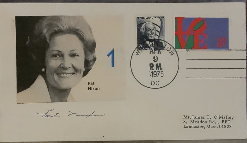 Pat Nixon Signed Autographed FDC First Day Cover - First Lady Of The US