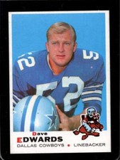1969 TOPPS #210 DAVE EDWARDS NM (RC) COWBOYS *XR26204