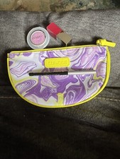 Clinique 4 PCS Makeup Travel Gift Set with Purple/Yellow bag NEW