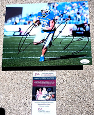 ISAIAH DAVIS NY Jets SIGNED 8X10 Photo JSA SOUTH DAKOTA STATE JACKRABBITS 