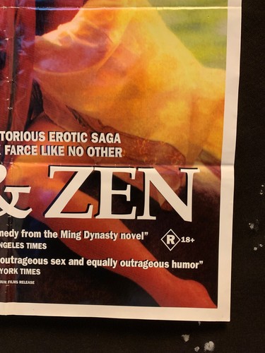 SEX AND ZEN Australian One-sheet MOVIE POSTER cult HK Hong Kong Cat III Amy Yip - Picture 5 of 6