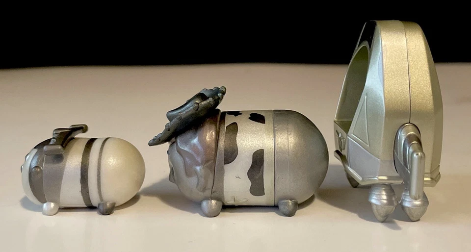 Редкий Disney Tsum Tsum *ИСТОРИЯ ИГРУШЕК* СЕРЕБРО Woody Buzz космические корабли фигурки набор из 3 - Изображение 2 из 4