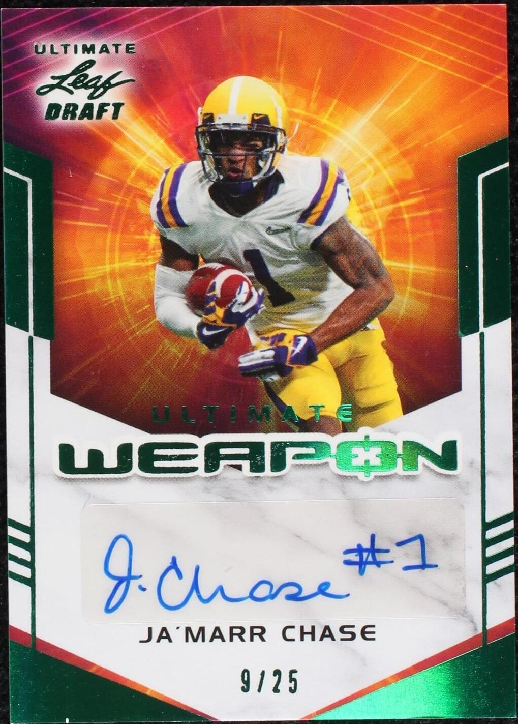 2021 Leaf Ultimate Draft Ja'Marr Chase #UW-JMC for sale | eBay