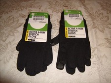 2 Pair Bula Vega Active 4-Way Stretch Glove with Touch Tech Size Small NEW
