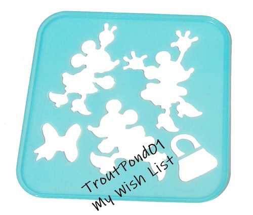 Tupperware Stencils Art Set 8 Disney Mickey Mouse Goofy Donald Pooh Tigger + - Picture 6 of 11