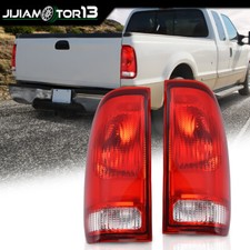 Fit For Ford 1997-03 F150 1999-07 F250 F350 F450 Super Duty Pair Red Tail Lights