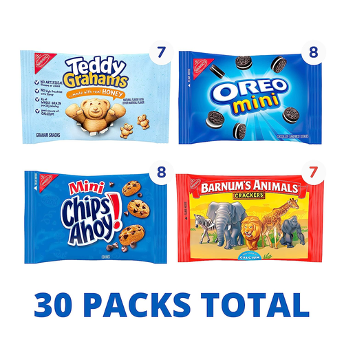 Nabisco Team Favorites Variety Pack, OREO Mini, CHIPS AHOY! Mini, Teddy Grahams - Picture 3 of 12